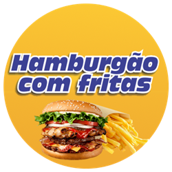 Hamburgão Com Fritas - Lanchonete